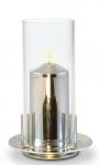 Öllampe Present Nickel glänzend - Fussteil